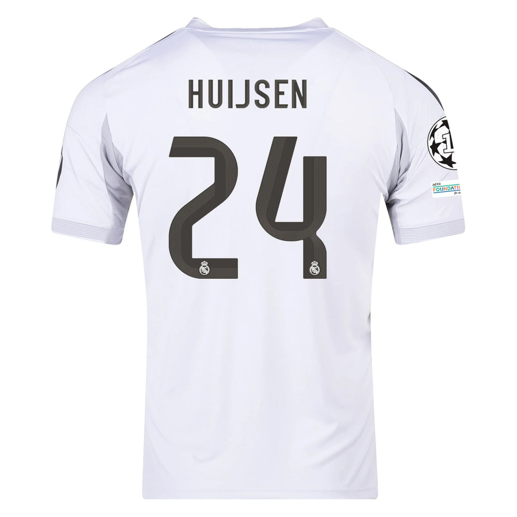 Men's Replica Huijsen Real Madrid Home Jersey 25/26