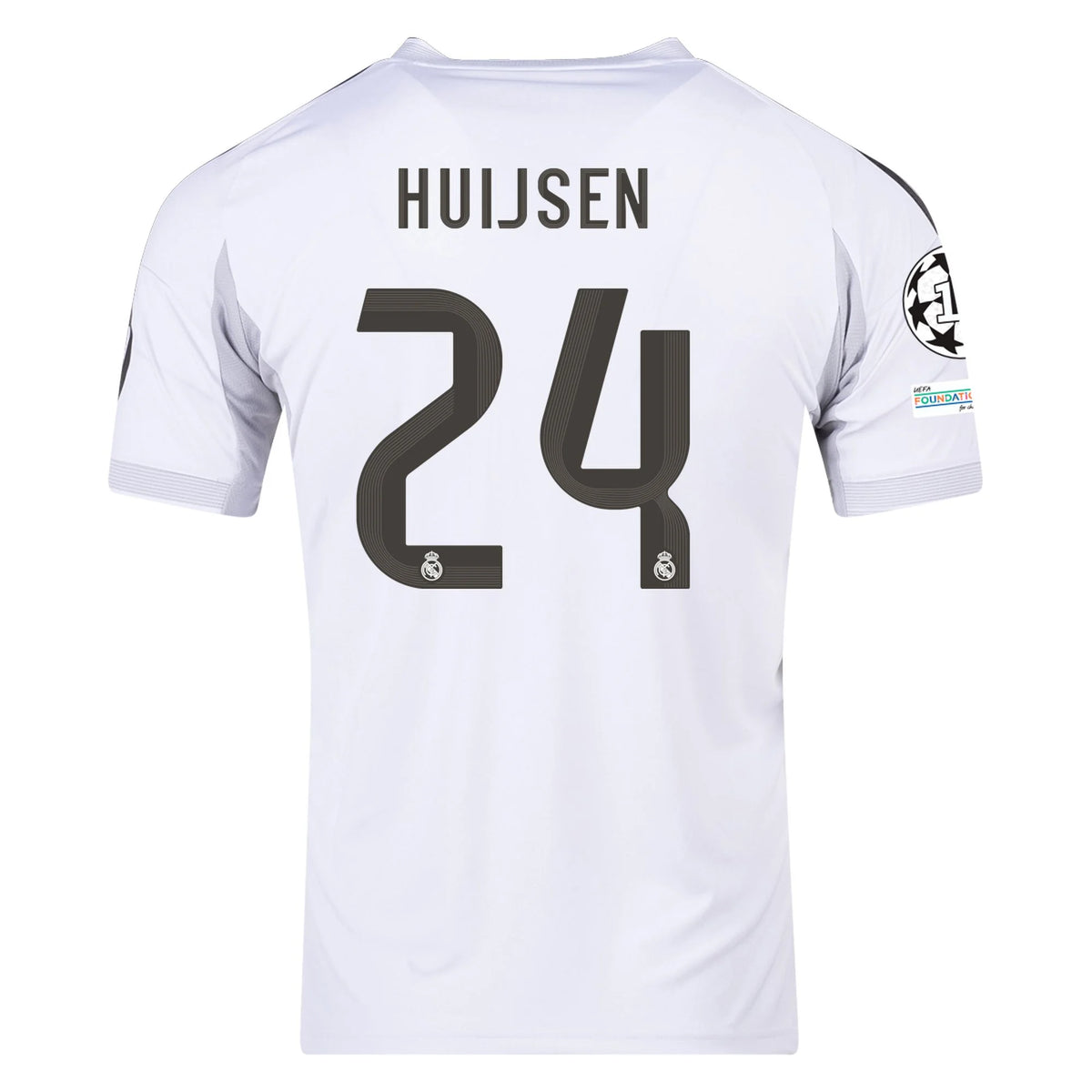 Men's Replica Huijsen Real Madrid Home Jersey 25/26