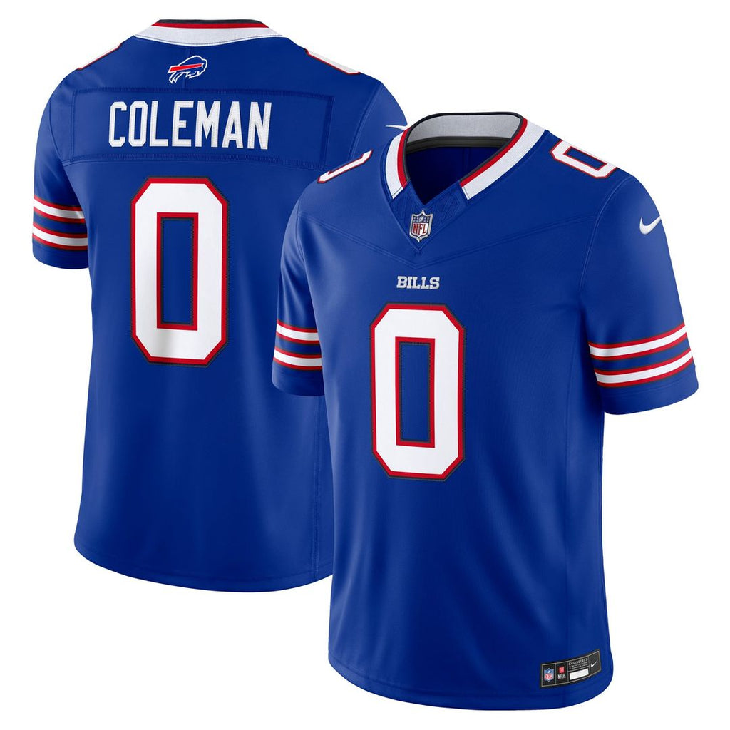 Men's Buffalo Bills Keon Coleman Gray Nickel City Vapor F.U.S.E. Stitched
