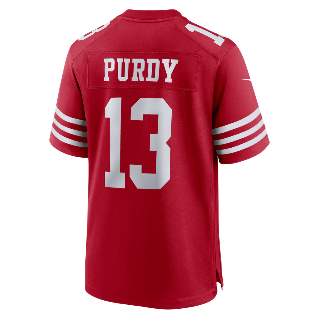 Men's San Francisco 49ers Brock Purdy White 80th Anniversary