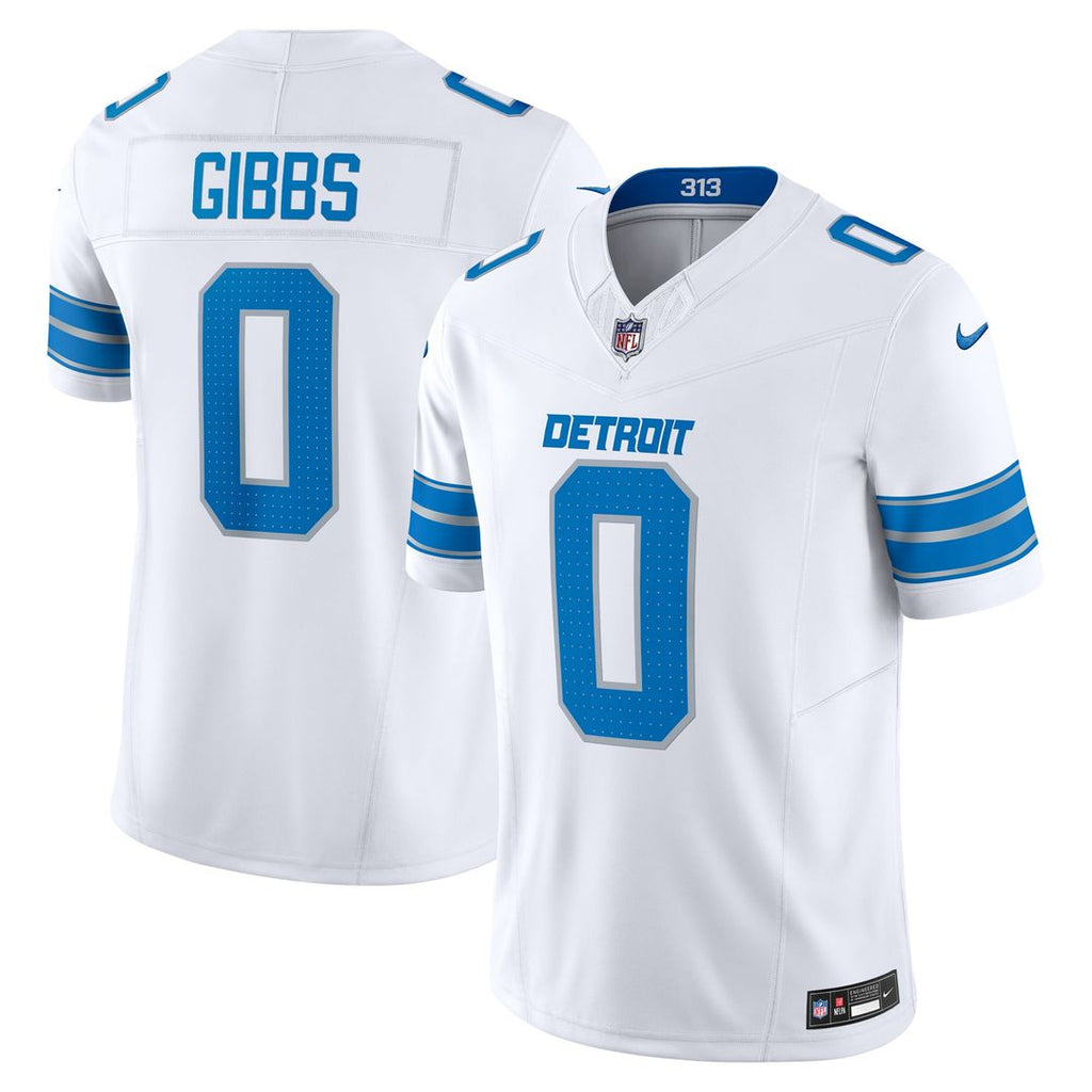 Men's Detroit Lions Jahmyr Gibbs Black 2nd Alternate Vapor F.U.S.E.