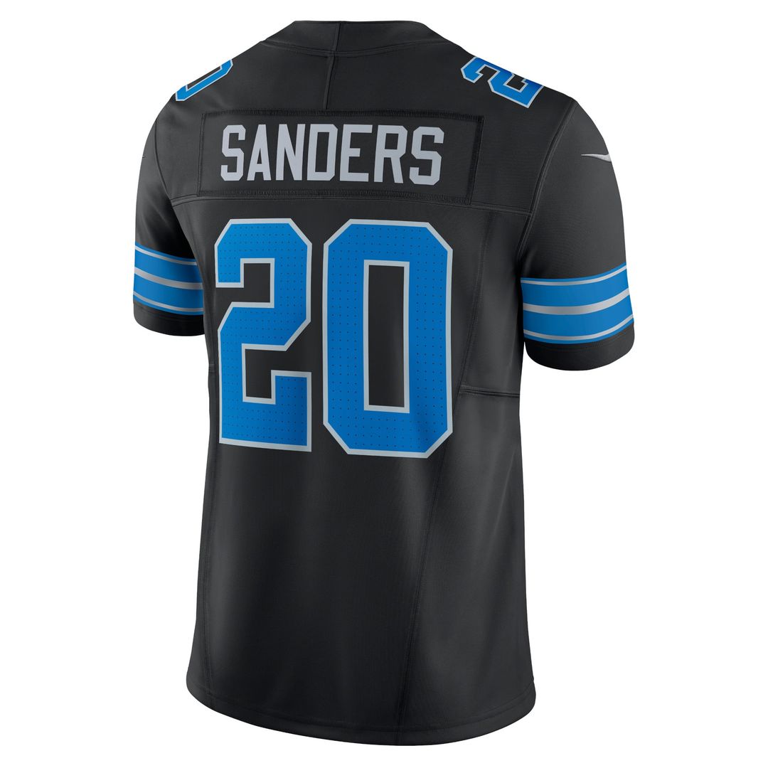 Men's Detroit Lions Barry Sanders Black 2nd Alternate Vapor F.U.S.E.