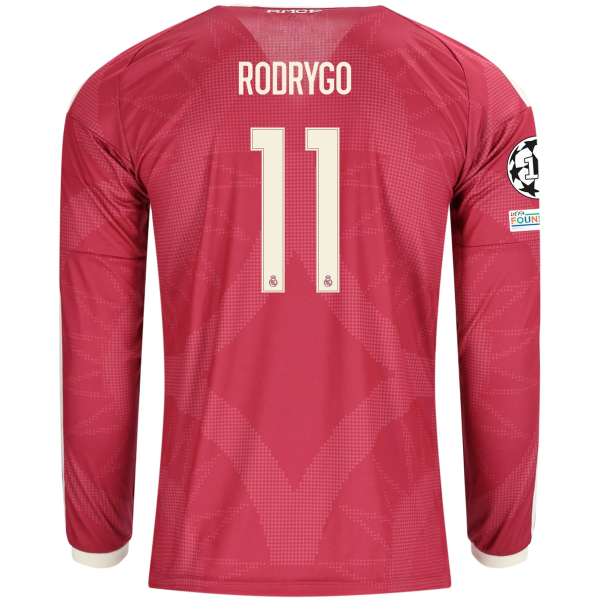 Men's Replica Rodrygo Real Madrid Long Sleeve Third Jersey 26/27