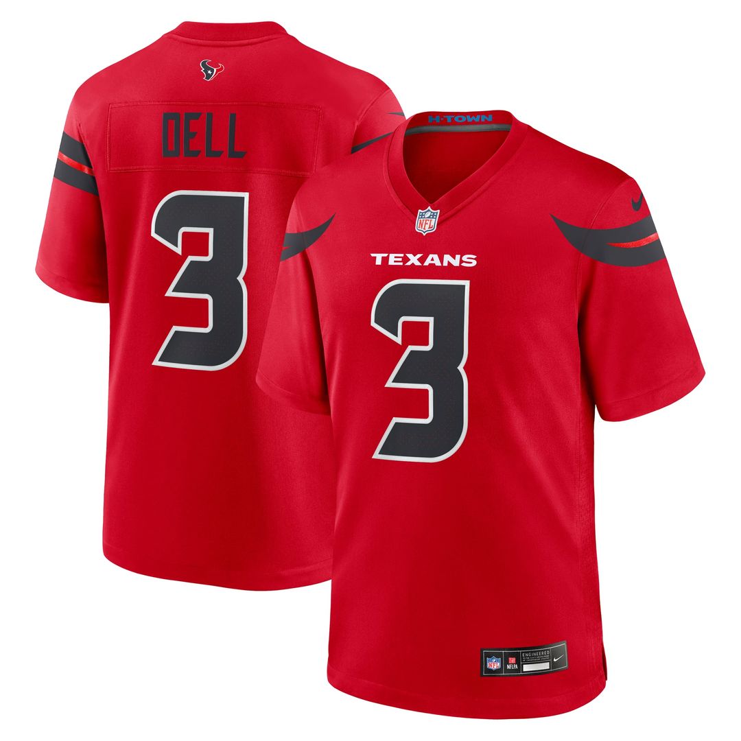 Men's Houston Texans Tank Dell Red Alternate