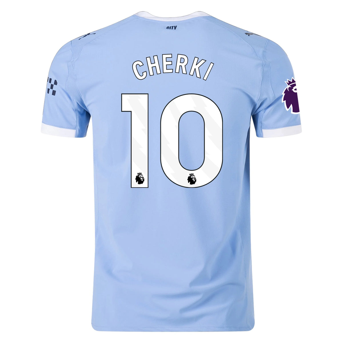 Men's Authentic Cherki Manchester City Home Jersey 25/26