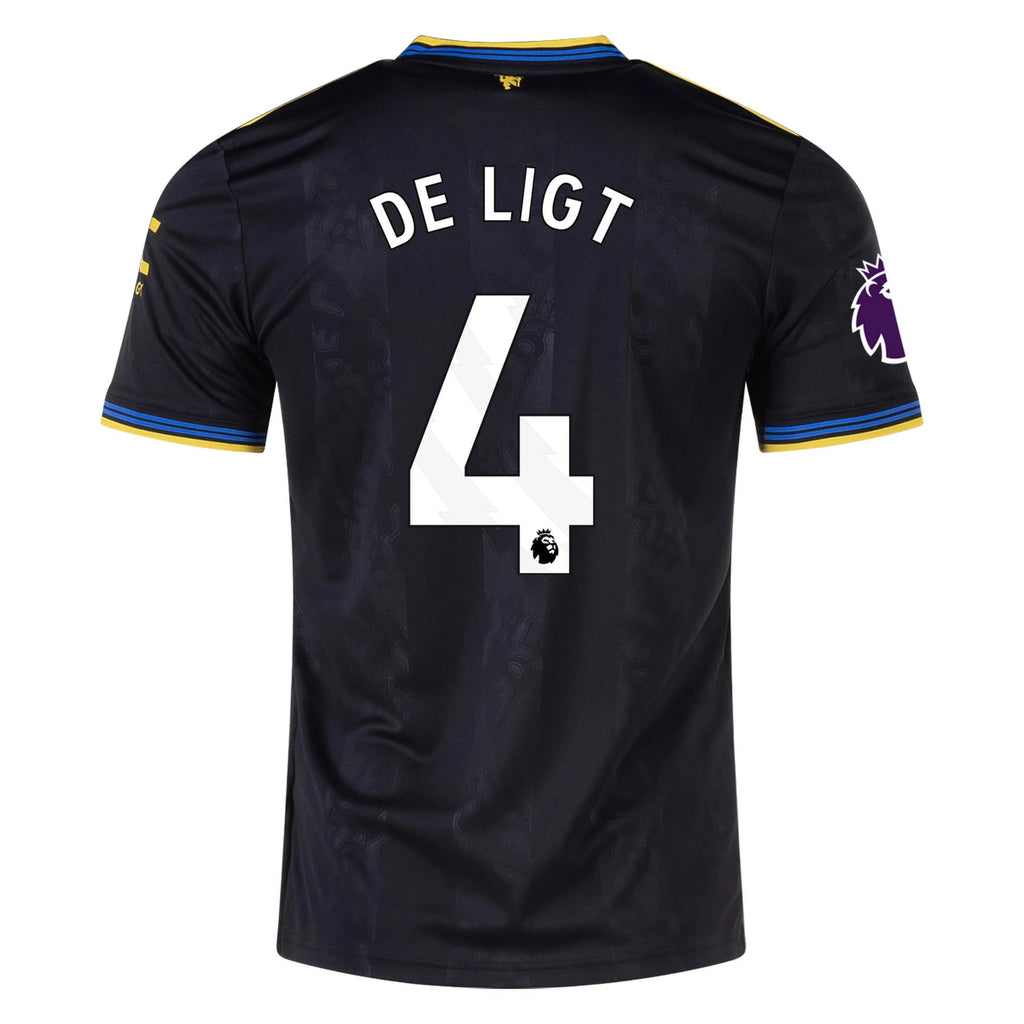 Men's Replica De Ligt Manchester United Third Jersey 25/26