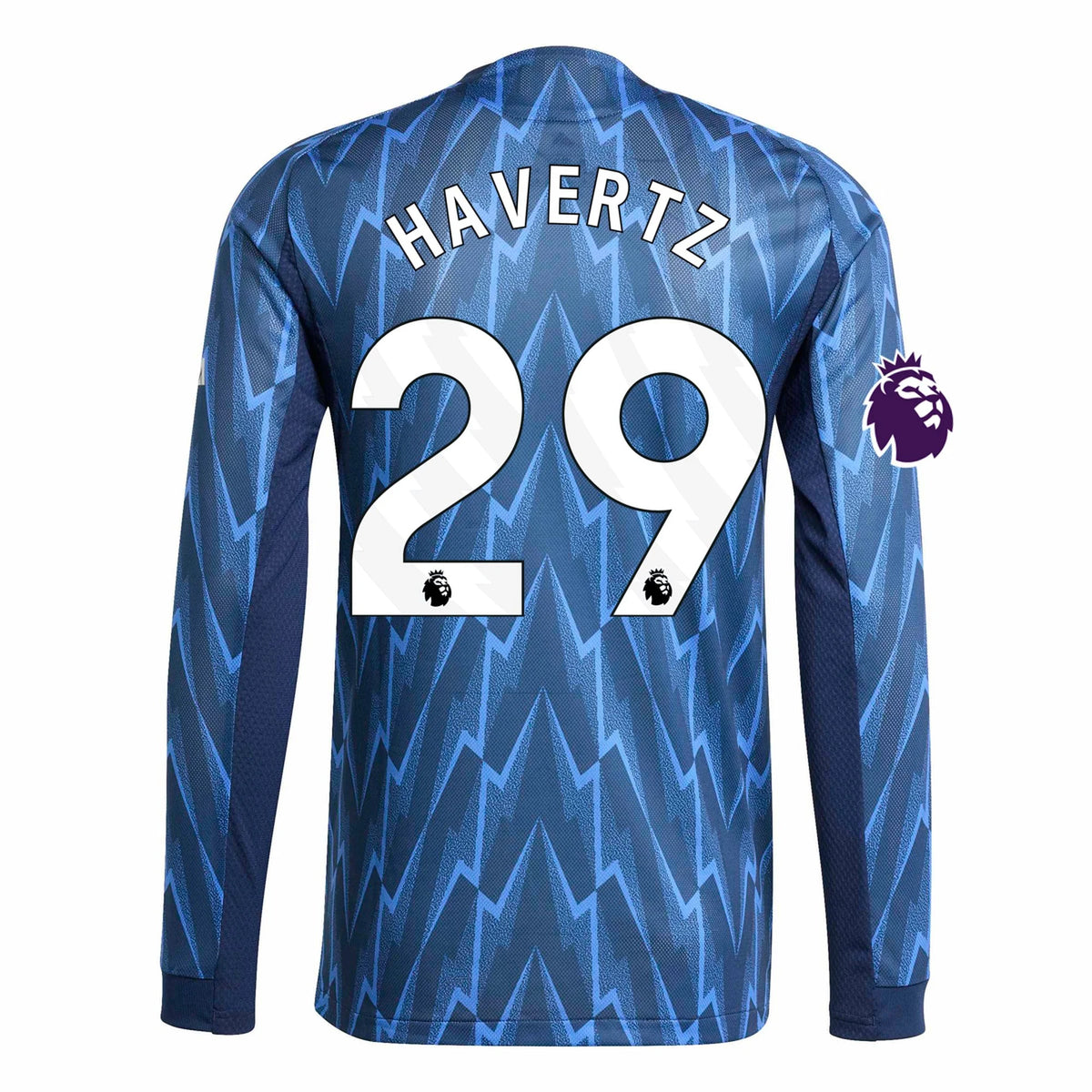 Men's Authentic Havertz Arsenal Long Sleeve Away Jersey 25/26
