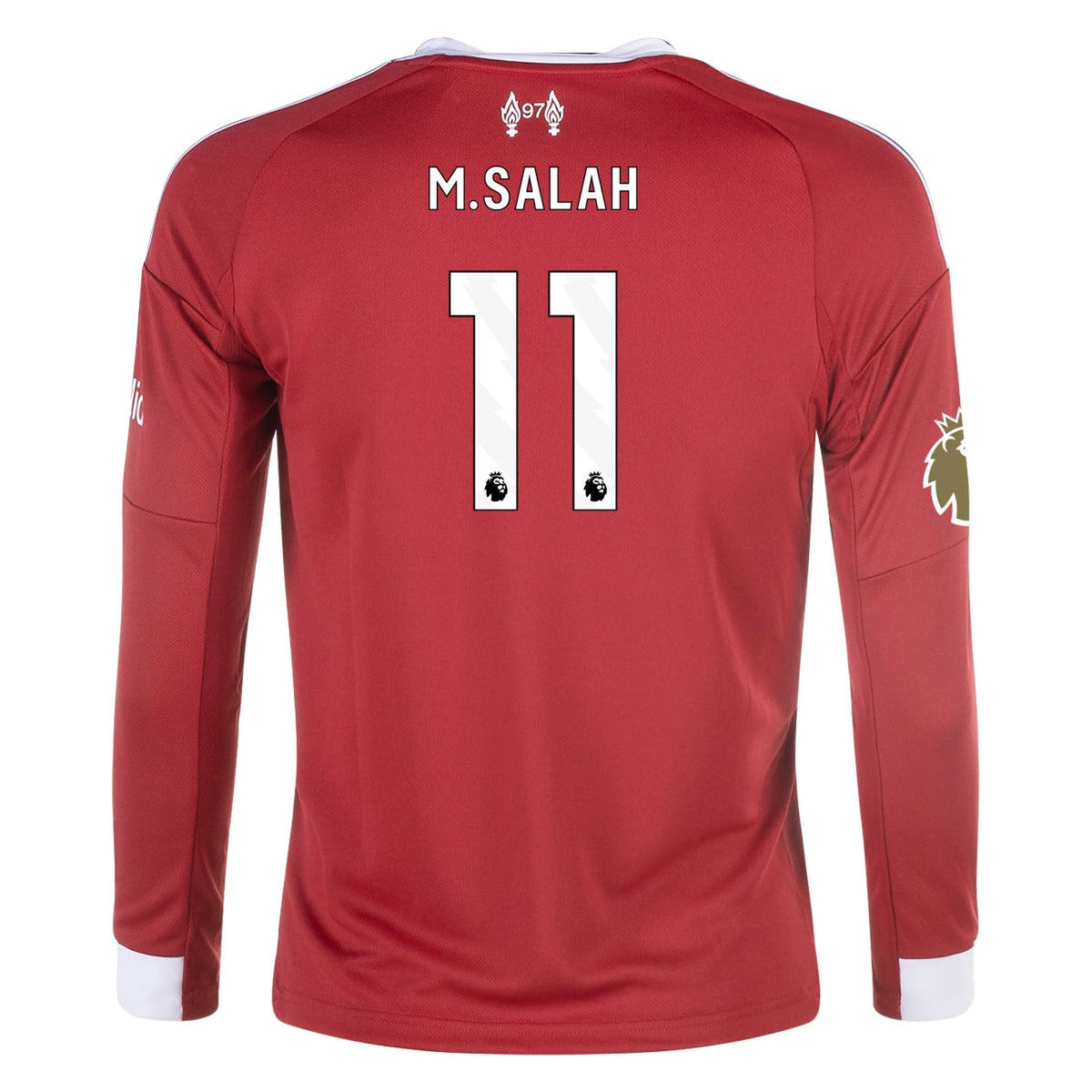 Kid's Replica M.Salah Liverpool Long Sleeve Home Jersey 25/26