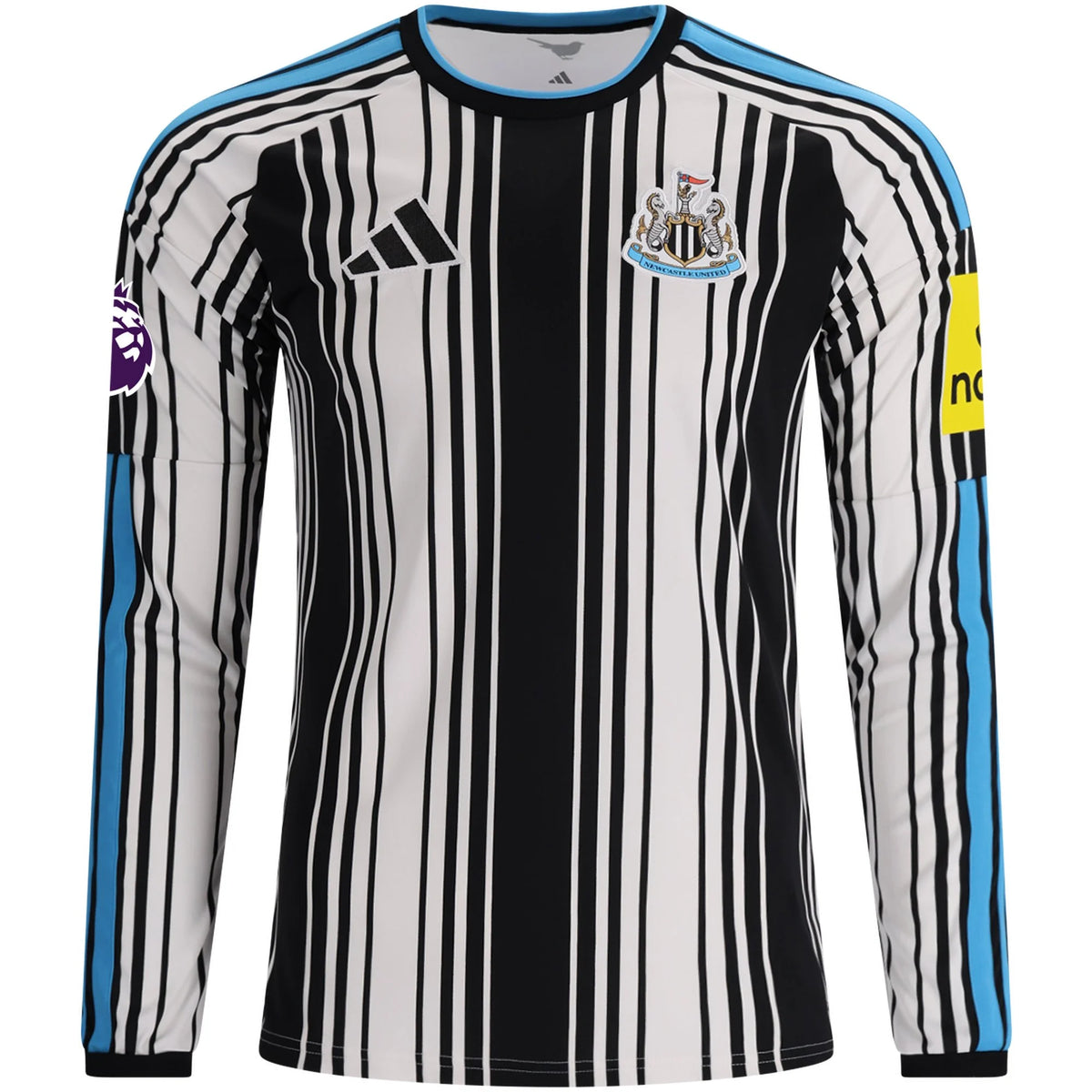 Men's Replica Barnes Newcastle Long Sleeve Home Jersey 26/27