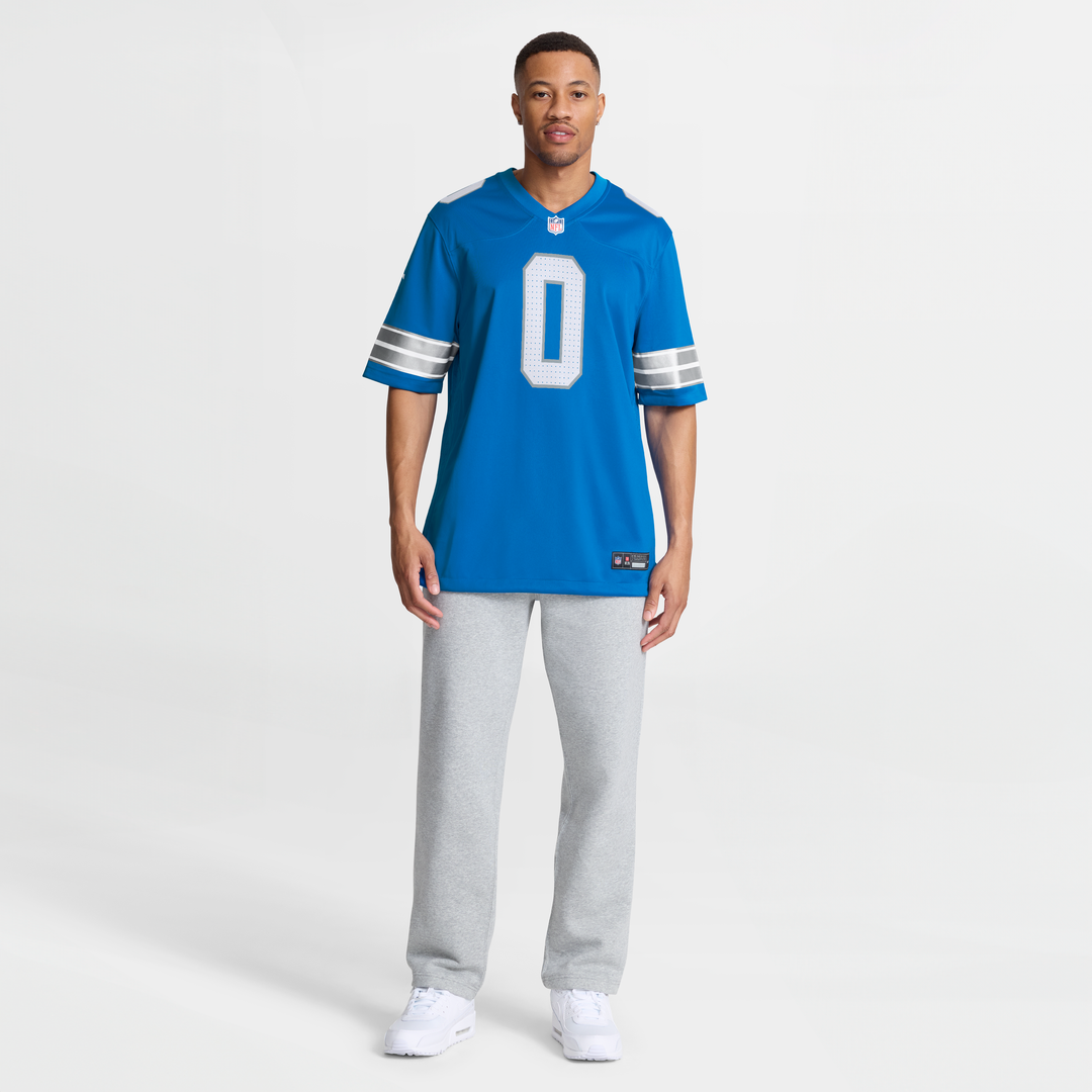 Men's Detroit Lions Jahmyr Gibbs White Game Player Jersey