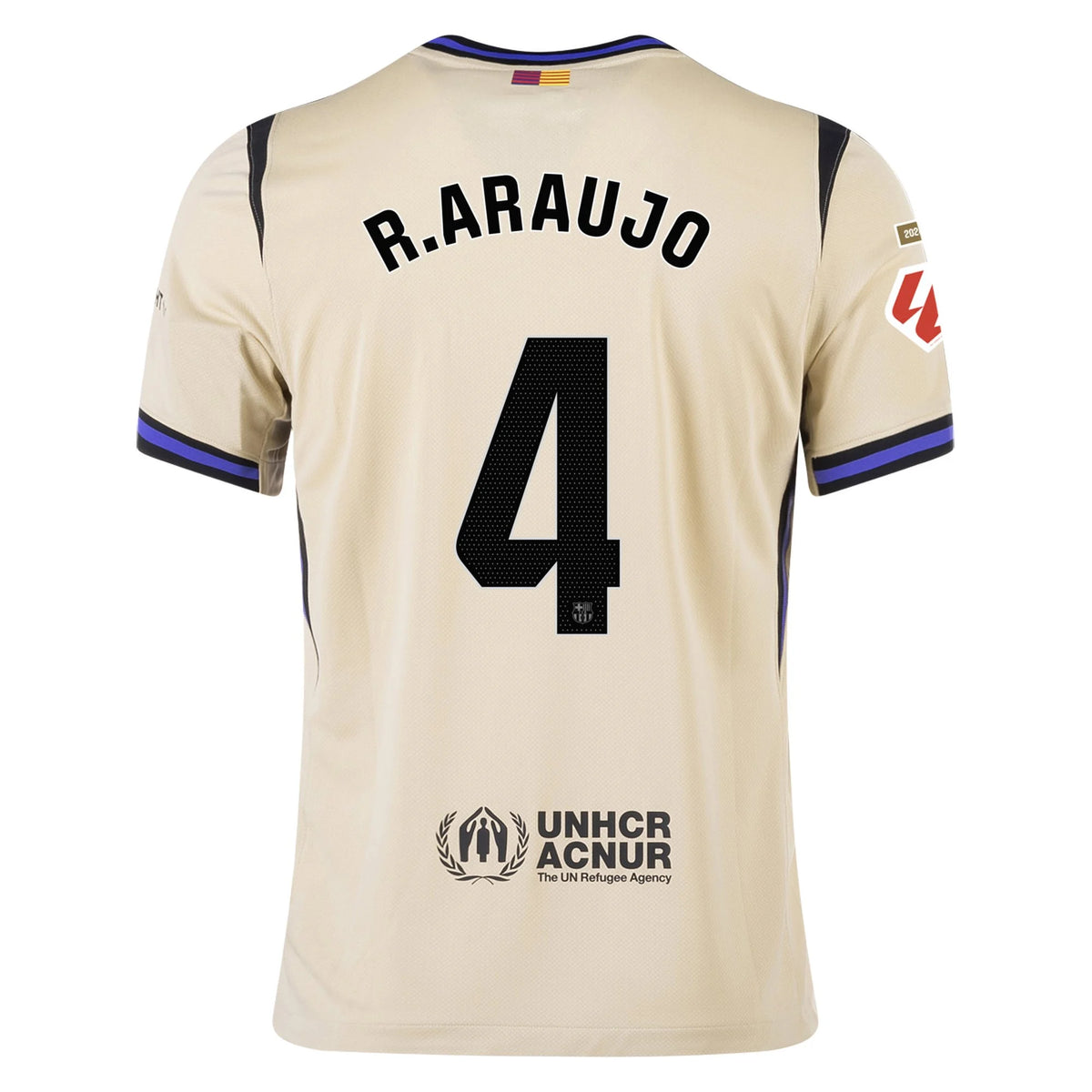 Men's Replica R. Araujo Barcelona Away Jersey 25/26