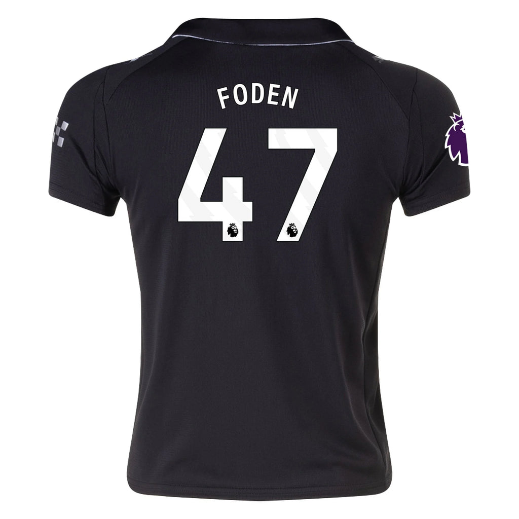 Kid's Replica Foden Manchester City Away Jersey 25/26