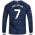 Men's Replica Joelinton Newcastle Long Sleeve Away Jersey 26/27