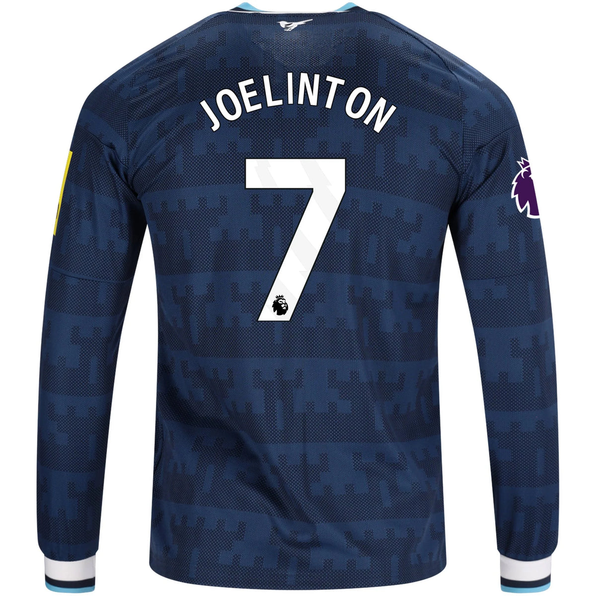 Men's Replica Joelinton Newcastle Long Sleeve Away Jersey 26/27