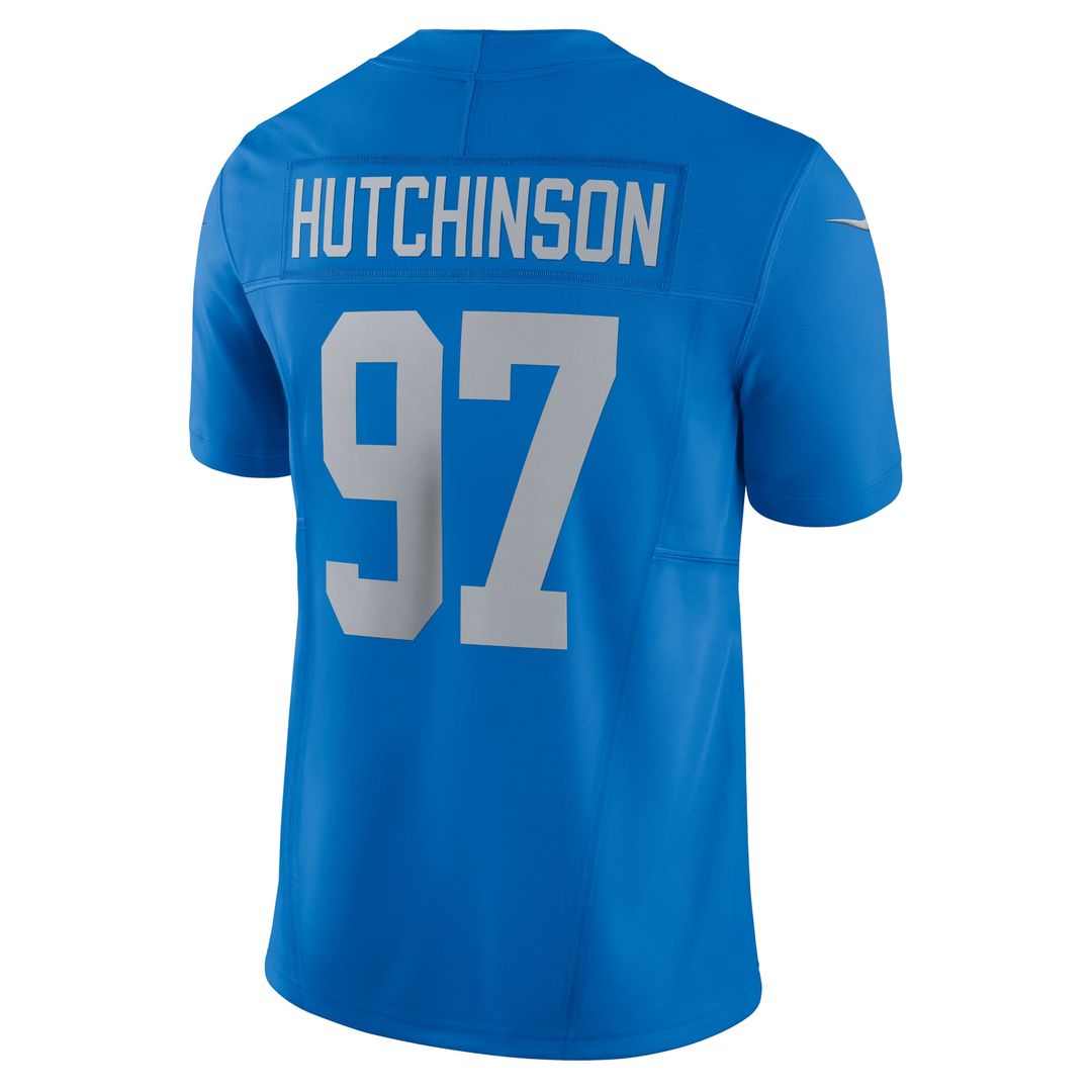 Men's Detroit Lions Aidan Hutchinson Black 2nd Alternate Vapor F.U.S.E.