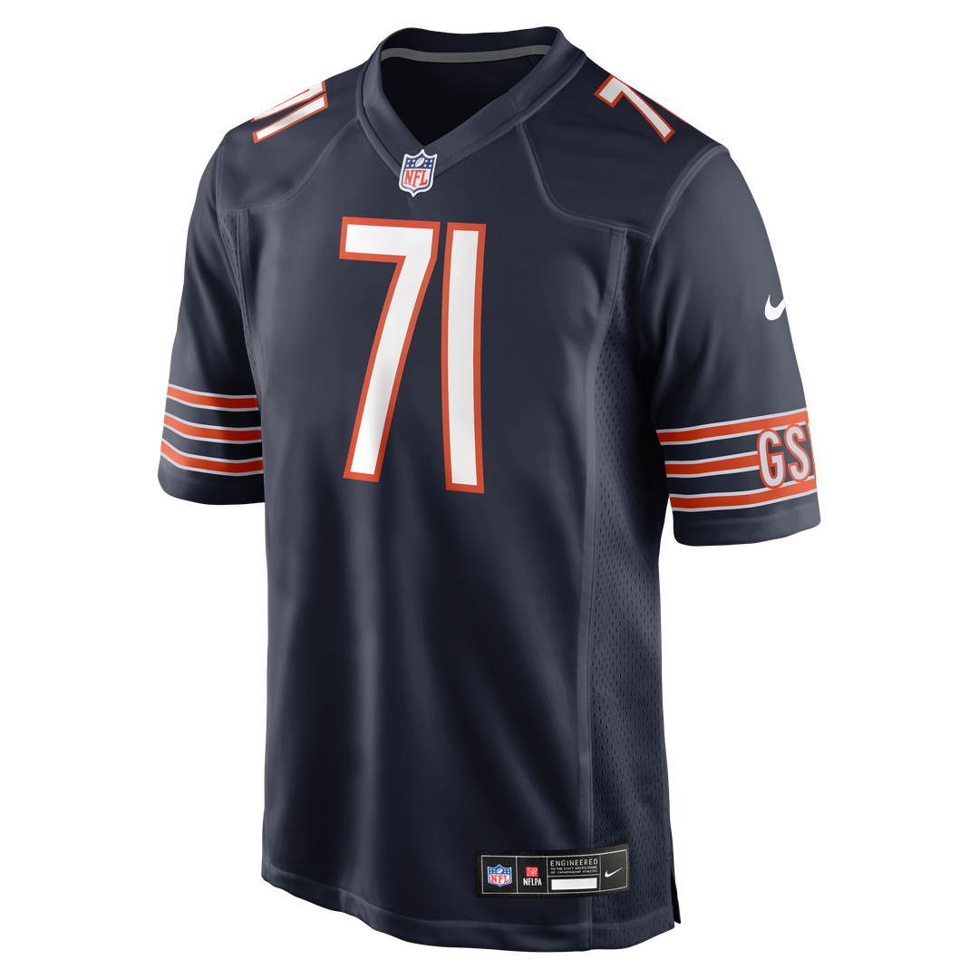 Men's Chicago Bears Jedrick Wills Jr. Navy Team