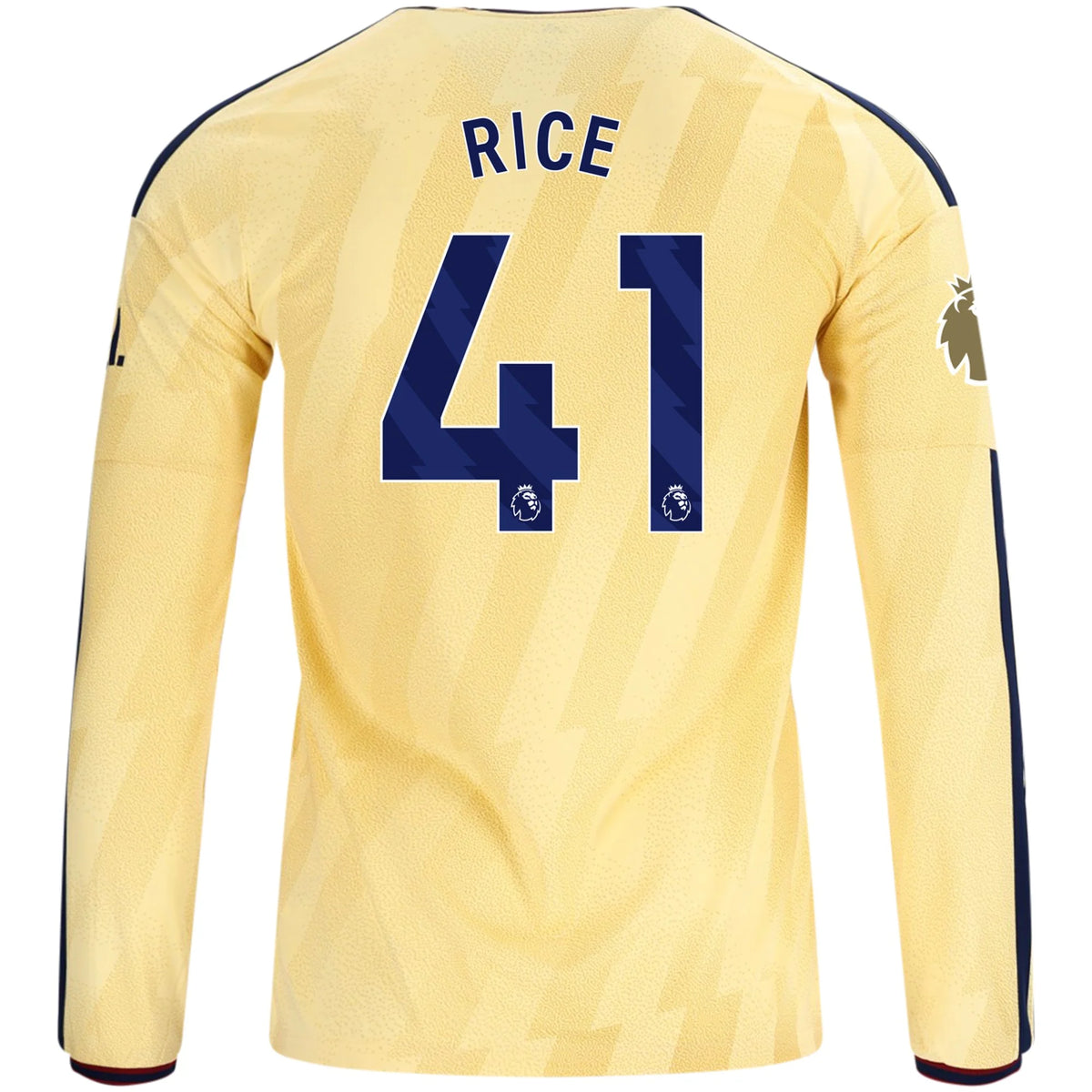 Men's Replica Rice Arsenal Long Sleeve Third Jersey 26/27