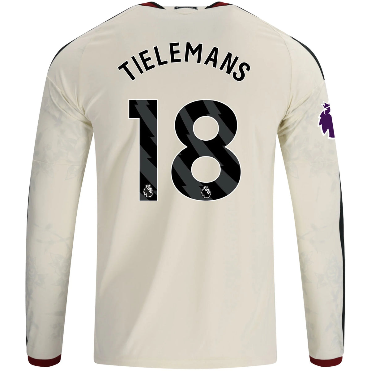 Men's Replica Tielemans Manchester United Long Sleeve Third Jersey 26/27