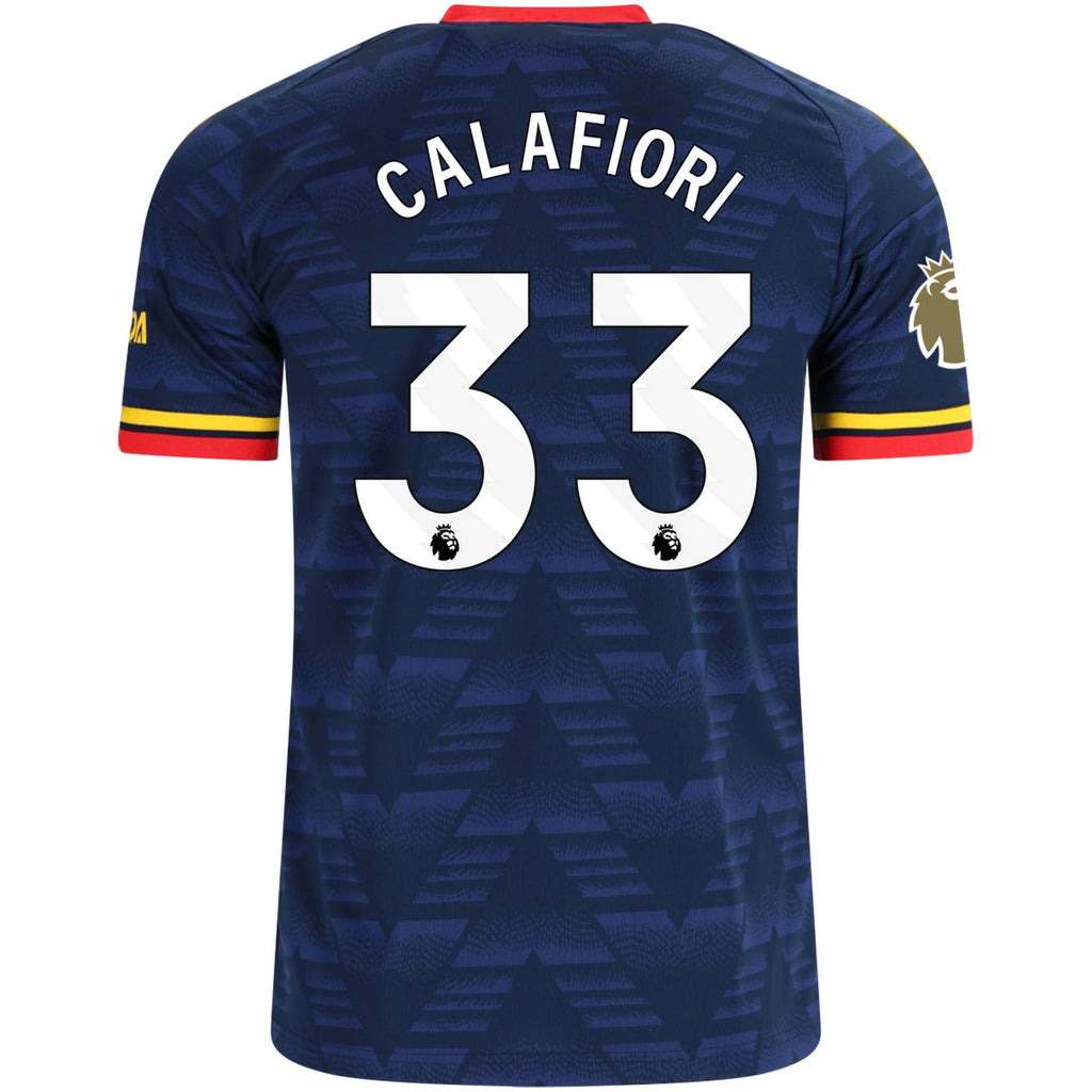 Men's Replica Calafiori Arsenal Away Jersey 26/27