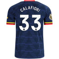 Men's Replica Calafiori Arsenal Away Jersey 26/27