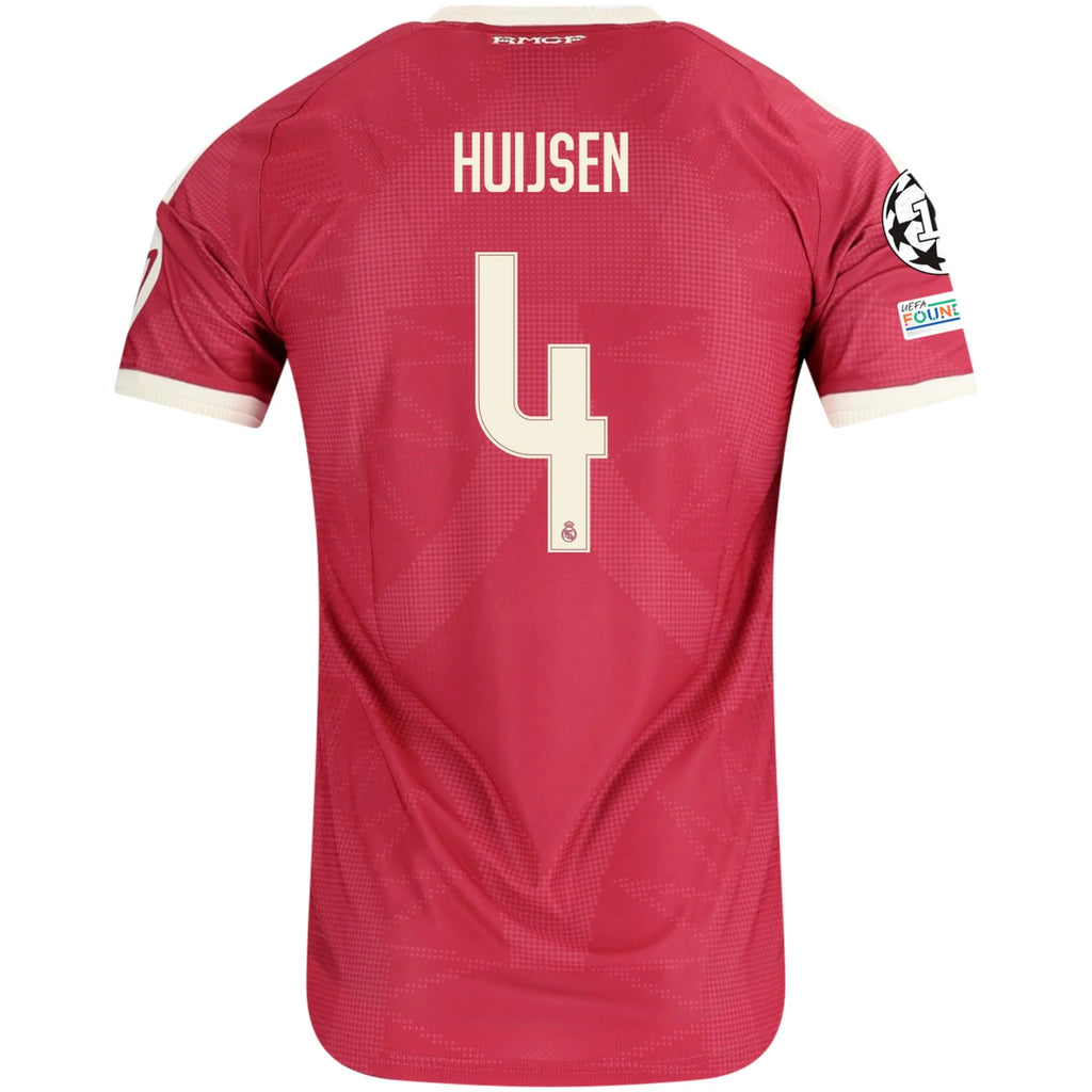 Men's Authentic Huijsen Real Madrid Third Jersey 26/27