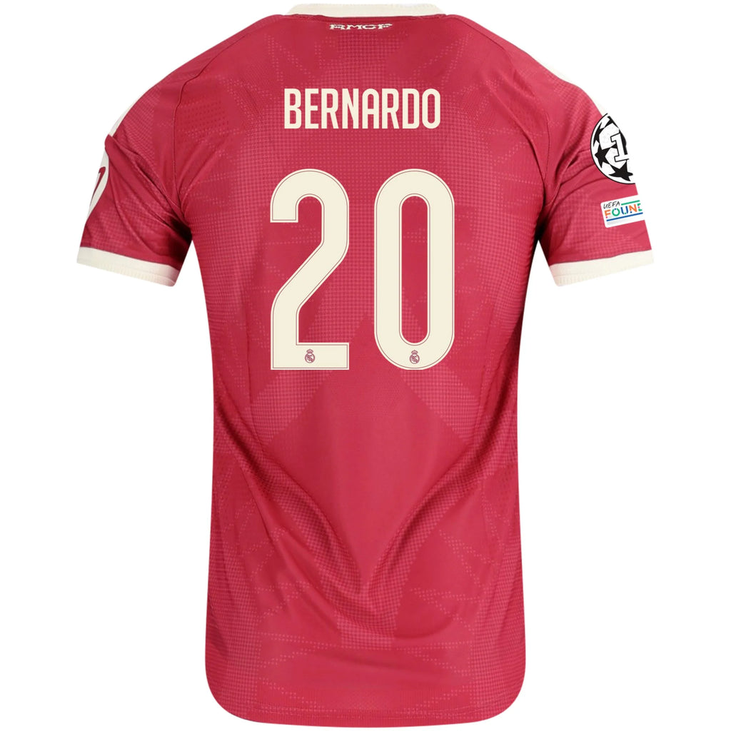Men's Authentic Bernardo Real Madrid Third Jersey 26/27