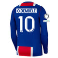 Men's Replica O. Dembele Paris Saint-Germain Long Sleeve Home Jersey 26/27 UCL