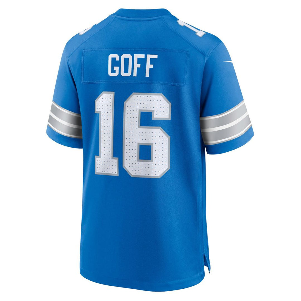Men's Detroit Lions Jared Goff Black 2nd Alternate