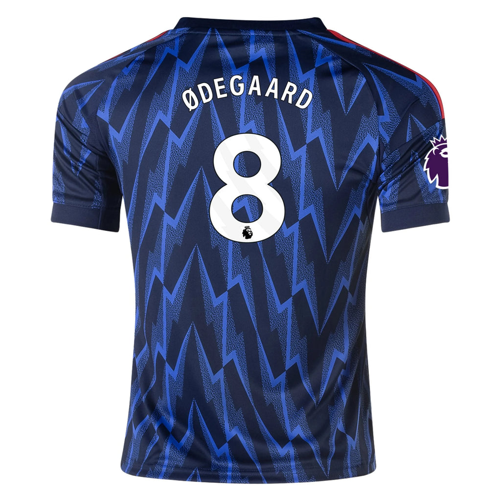 Kid's Replica Odegaard Arsenal Away Jersey 25/26