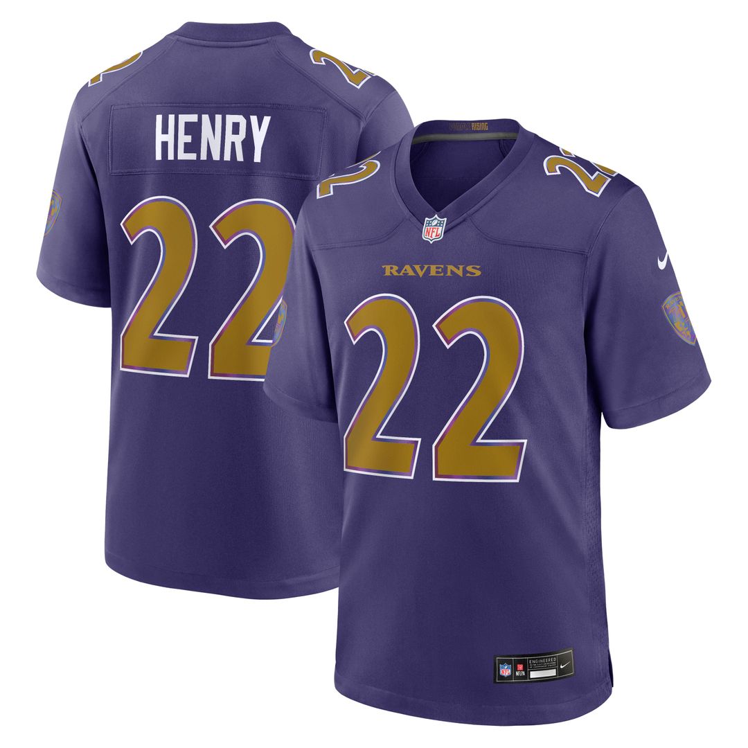 Men's Baltimore Ravens Derrick Henry Purple Alternate