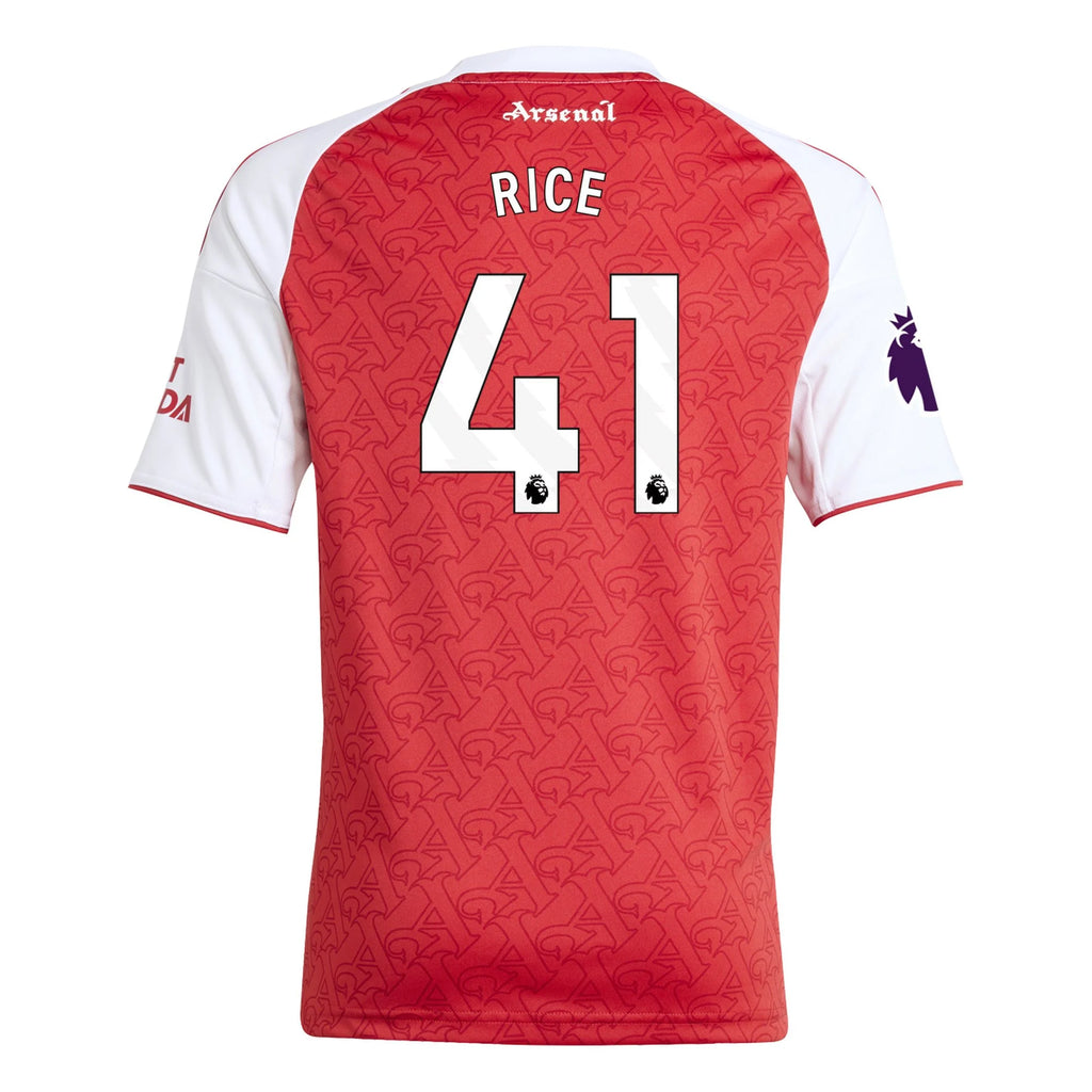 Kid's Replica Rice Arsenal Home Jersey 25/26
