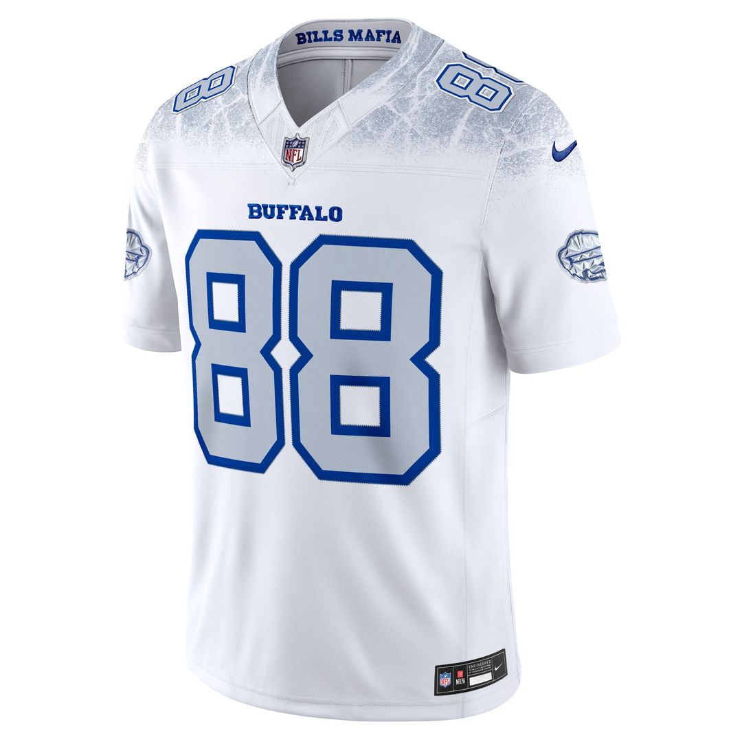 Men's Buffalo Bills Dawson Knox White Rivalries Collection Stitched