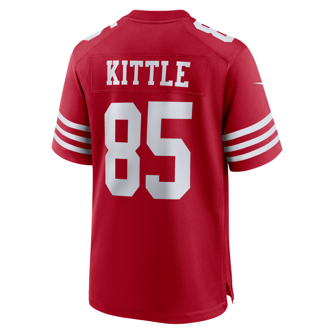 Men's San Francisco 49ers George Kittle White 80th Anniversary