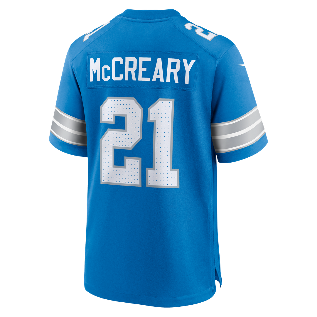 Men's Detroit Lions Roger McCreary Blue Team
