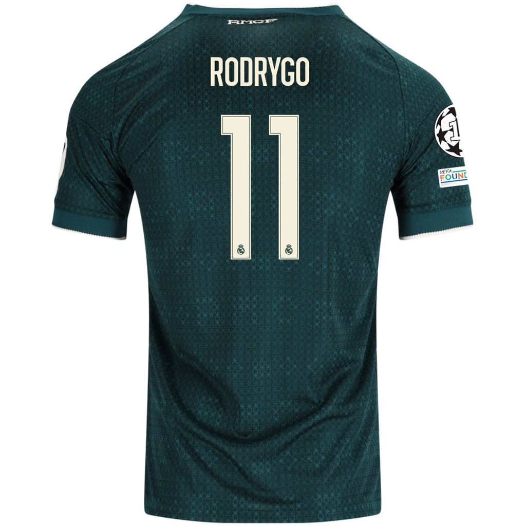 Men's Authentic Rodrygo Real Madrid Away Jersey 26/27