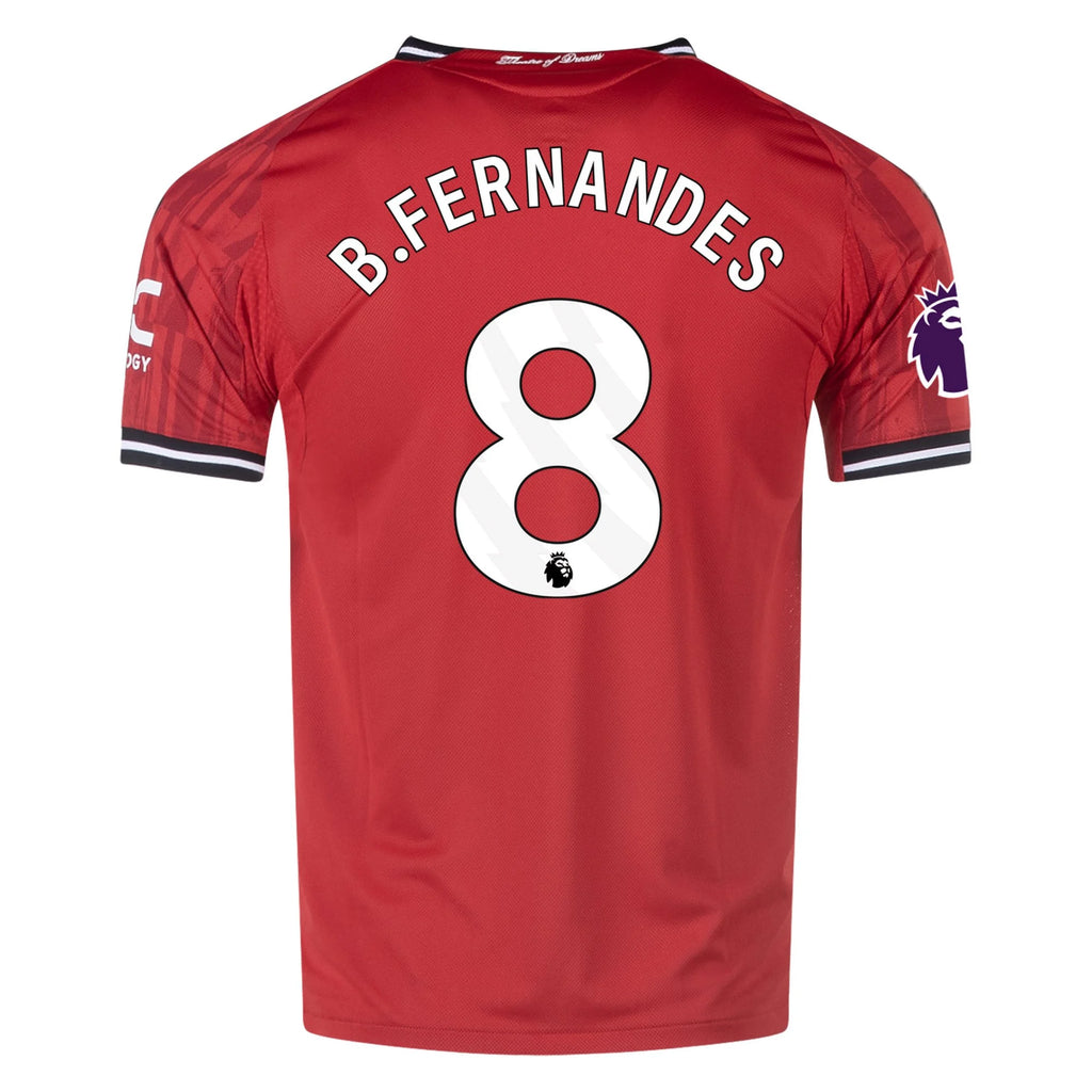 Men's Authentic B. Fernandes Manchester United Home Jersey 25/26
