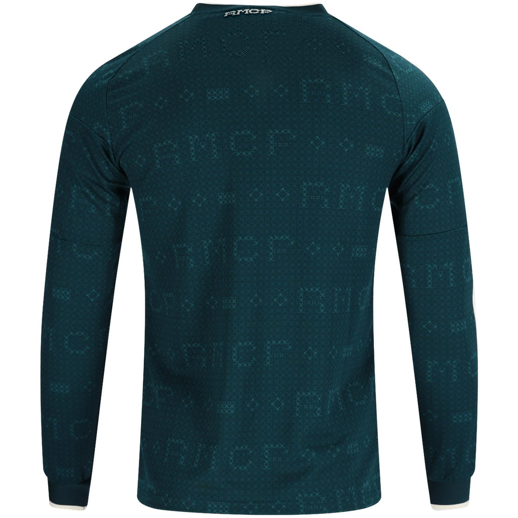 Men's Replica Real Madrid Long Sleeve Away Jersey 26/27