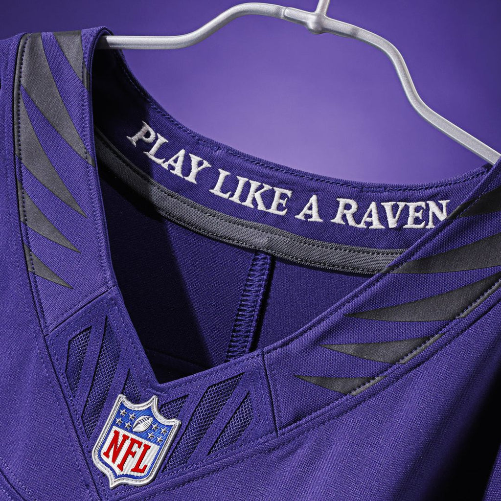 Men's Baltimore Ravens Lamar Jackson White Vapor F.U.S.E. Stitched