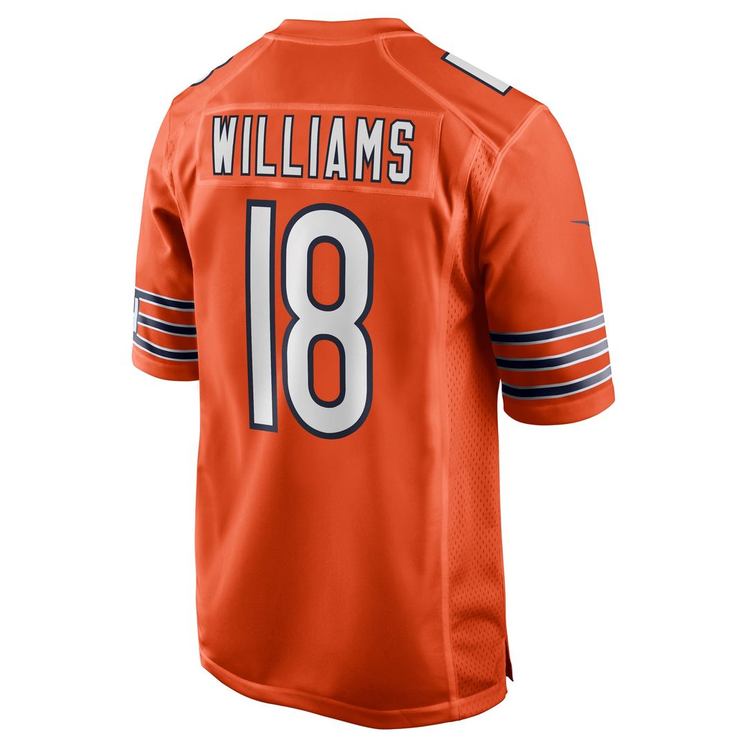 Men's Chicago Bears Caleb Williams White First Round Pick Player