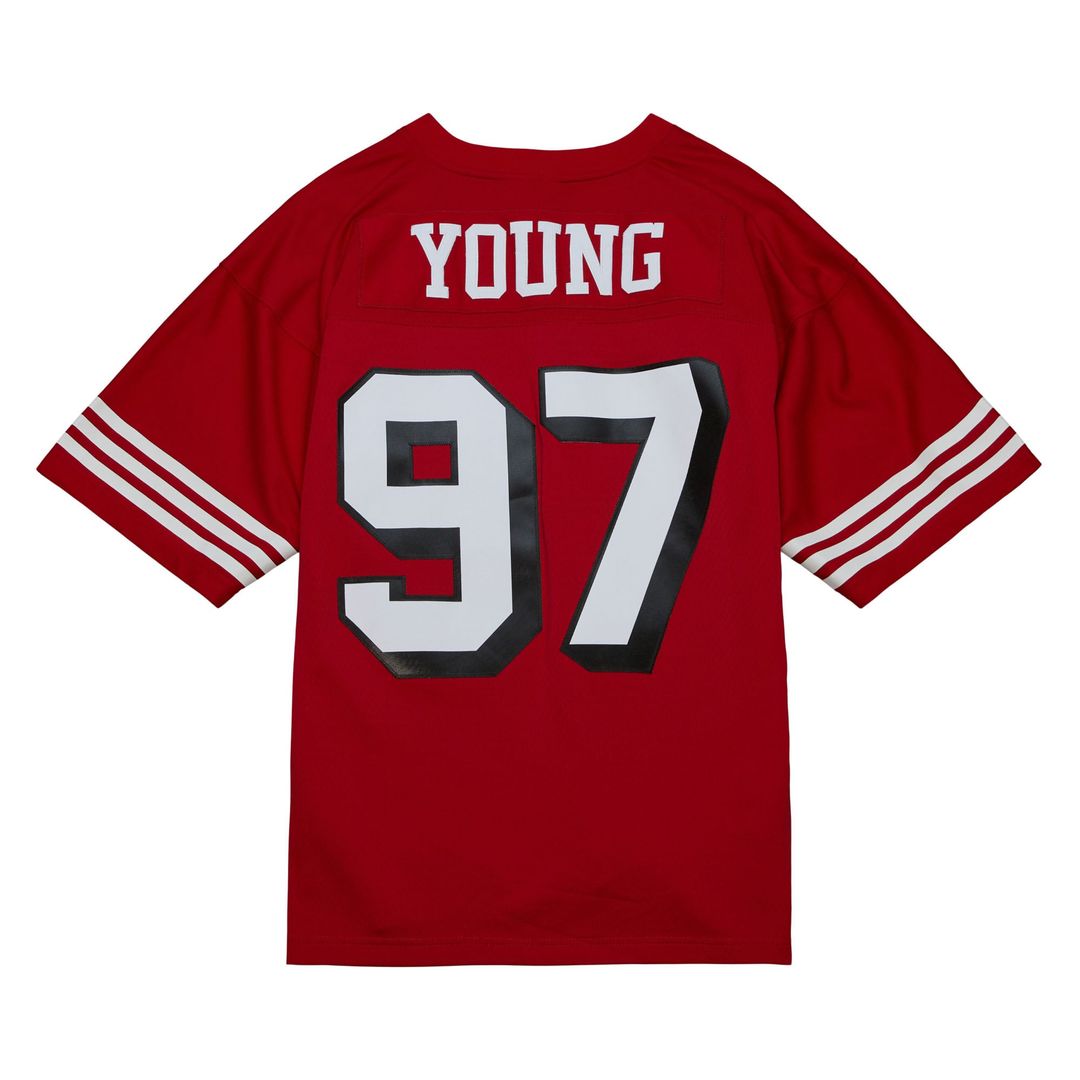 Men's San Francisco 49ers Bryant Young Scarlet Legacy Replica Jersey