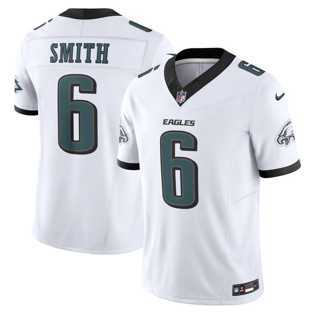 Men's Philadelphia Eagles DeVonta Smith White Vapor F.U.S.E.
