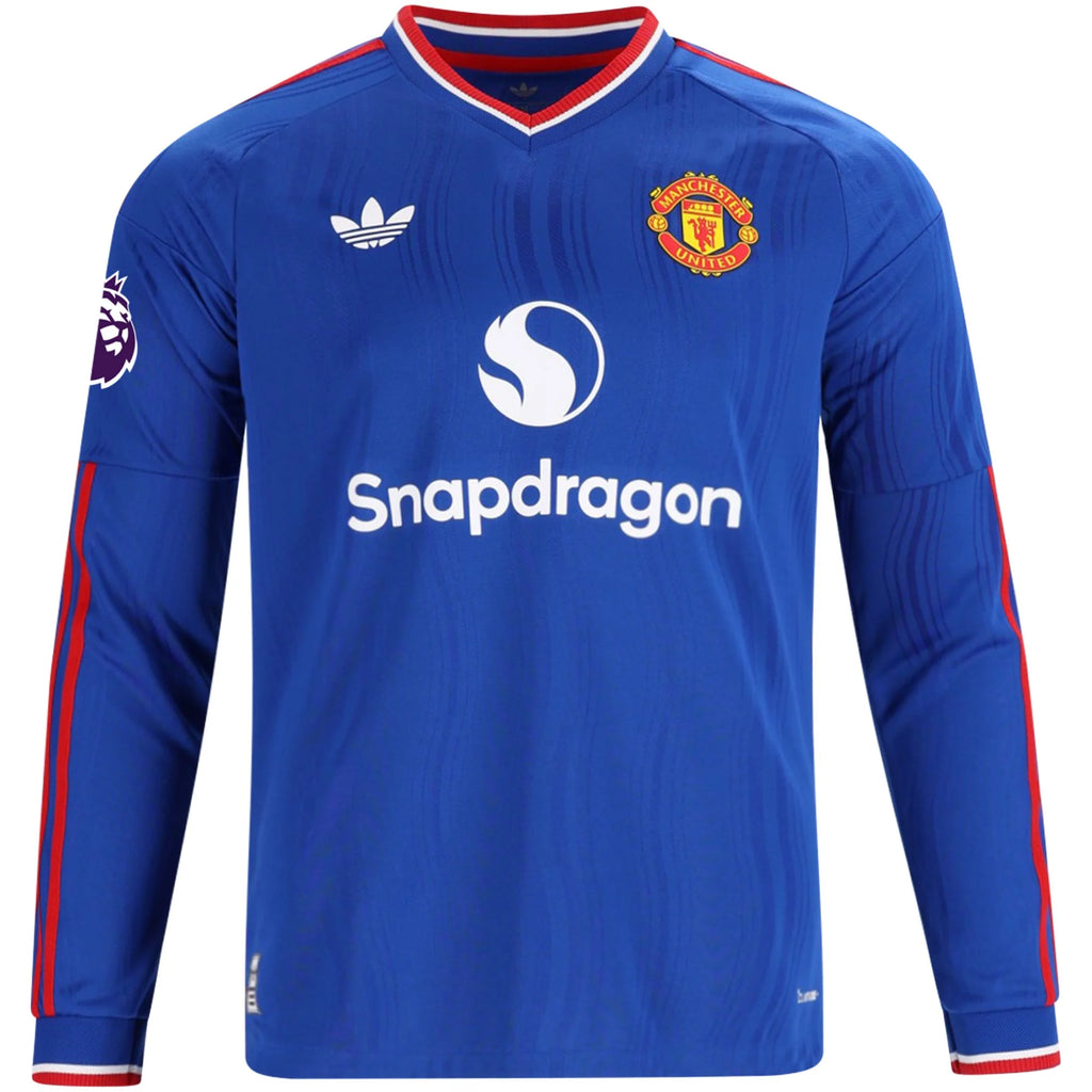 Men's Authentic Amad Manchester United Long Sleeve Away Jersey 26/27