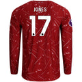 Men's Authentic Jones Liverpool Long Sleeve Home Jersey 26/27