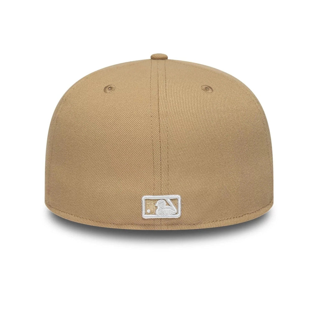 New York Yankees MLB League Essential 59FIFTY Fitted Cap New Era Beige/White