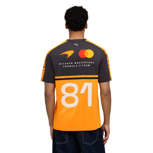 McLaren 2026  Team Oscar Piastri Driver Set Up T-Shirt - Papaya