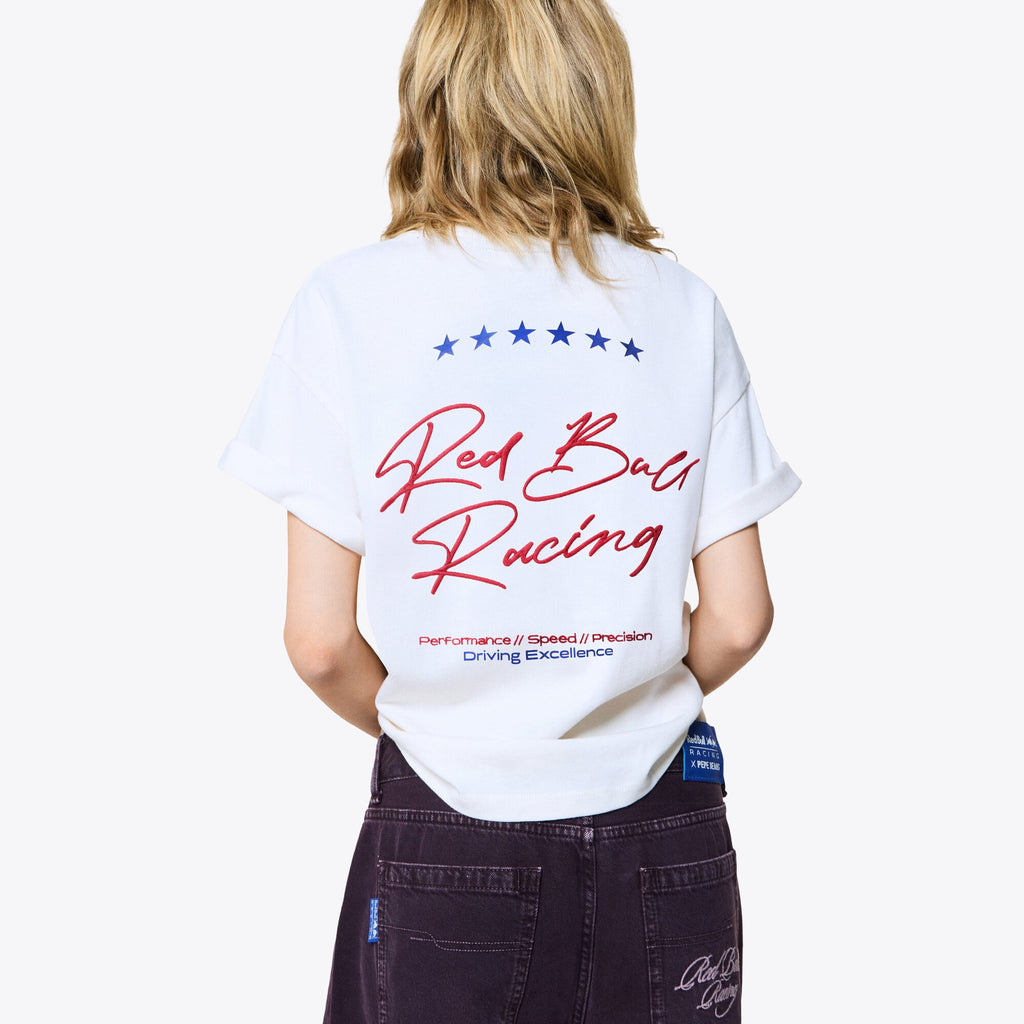 Oracle Red Bull Racing Pepe Jeans Driver T-Shirt - White - Womens
