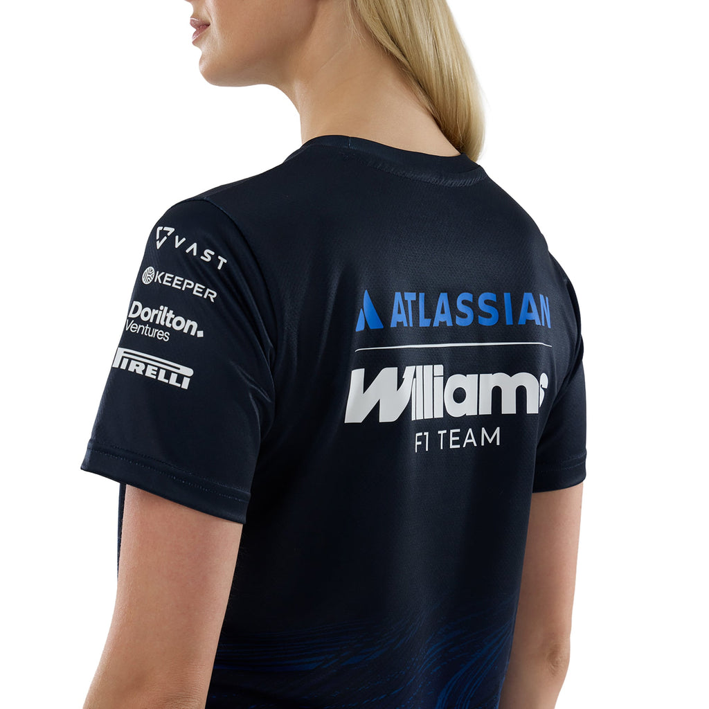 Williams Racing New Era Replica Tech T-Shirt - Navy - Womens