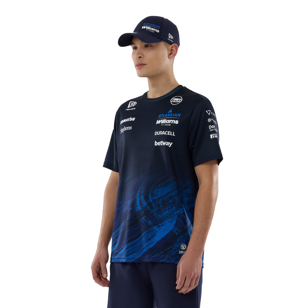 Williams Racing New Era Replica Tech T-Shirt - Navy